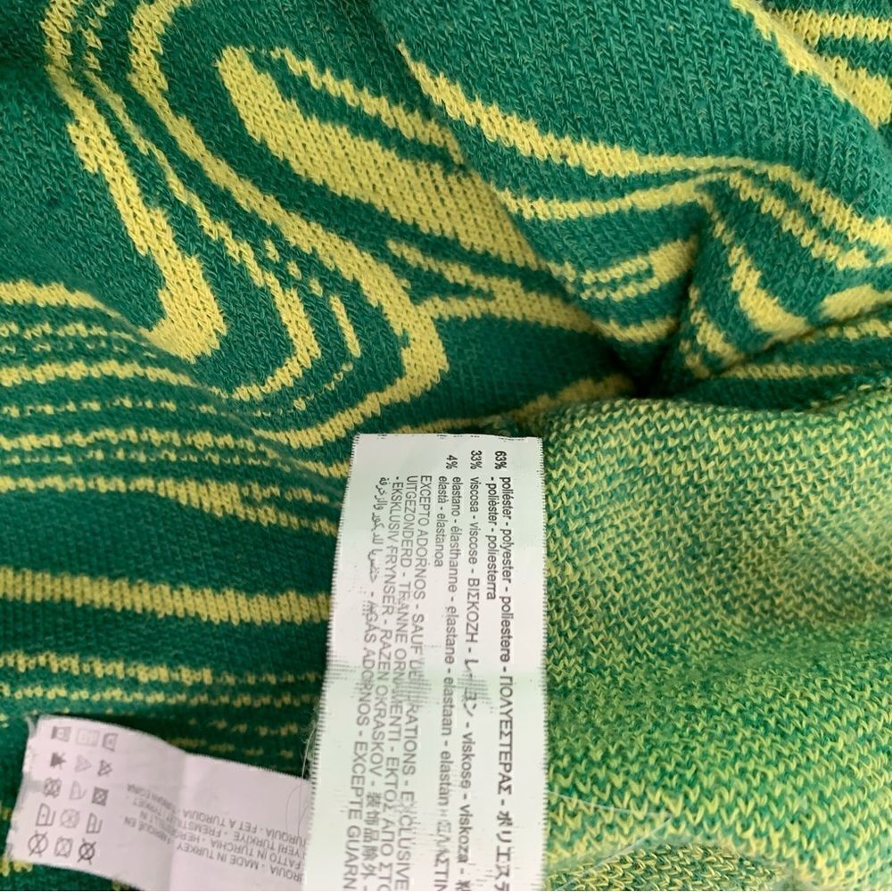 ZARA GREEN SWEATER MINI DRESS - Picture 9 of 12